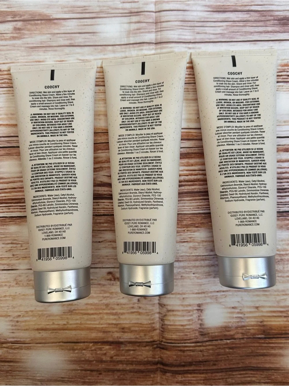 PR Oak & Amber Conditioning Shave Cream Bundle of 3